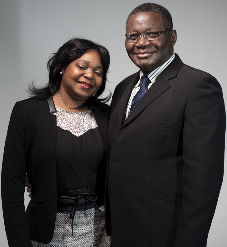 Léa et Hubert Tshimbombo